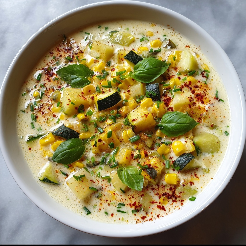 Summer Corn and Zucchini Chowder Recipe - Recipe Image