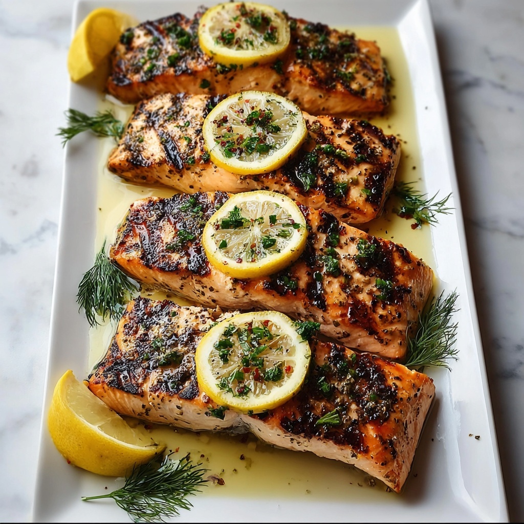 Lemon Grilled Salmon Recipe - Recipe Image