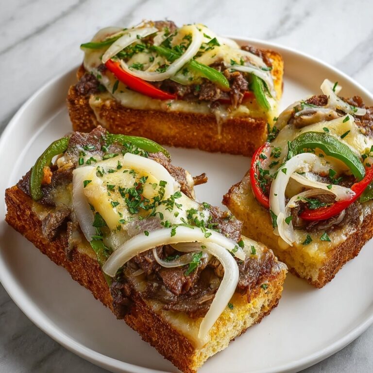 Cheesesteak-Stuffed Garlic Bread Recipe