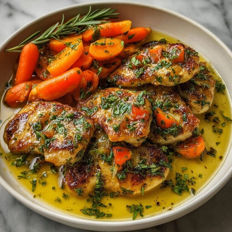 Garlic Herb Chicken with Honey-Butter Carrot Plate Recipe