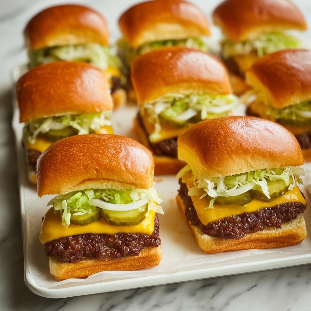 Copycat Big Mac Sliders Recipe - Recipe Image