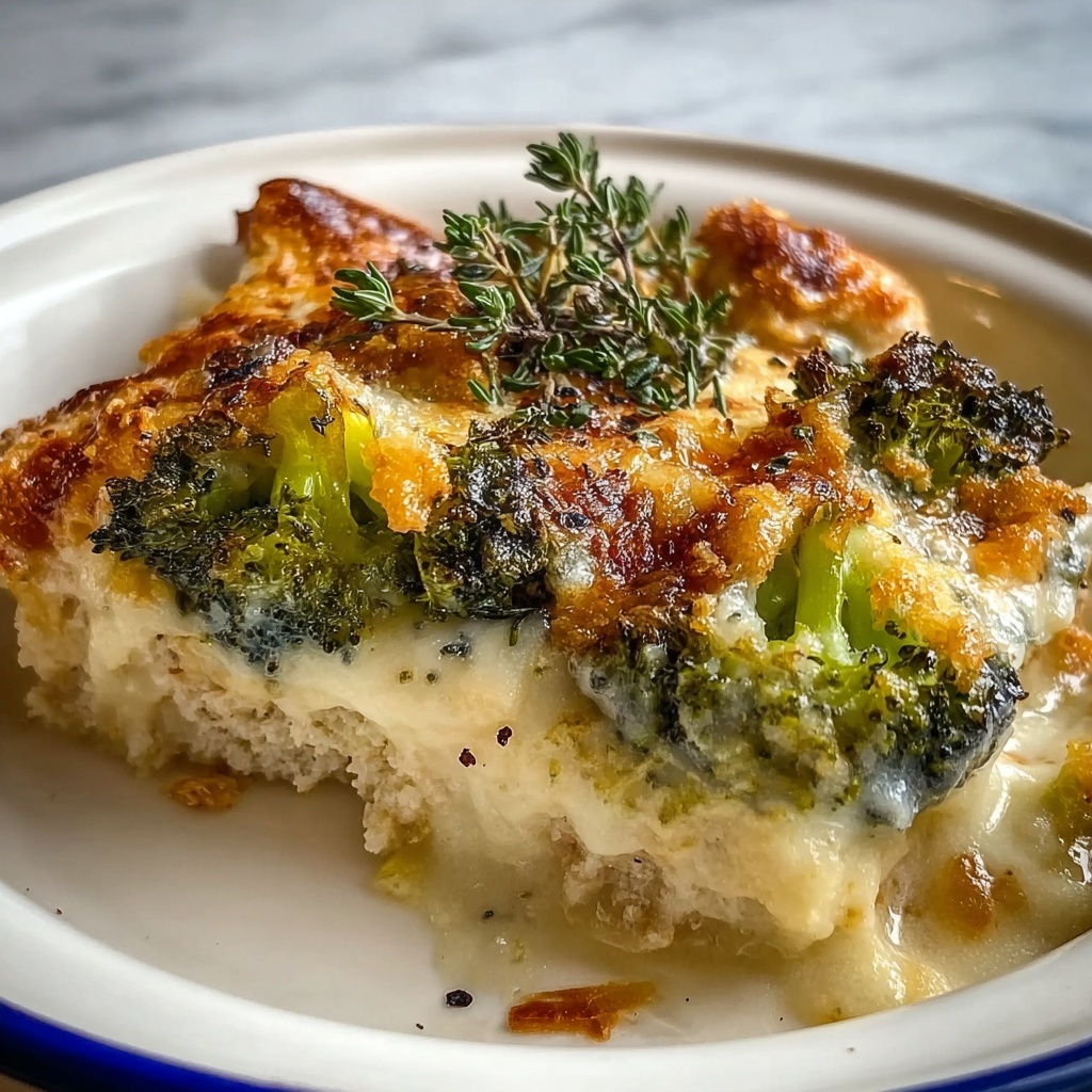 French Onion Broccoli Cheese Casserole Recipe - Recipe Image