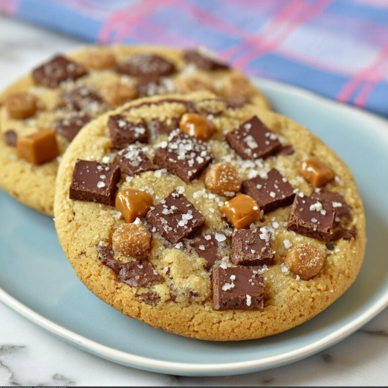 Salted Caramel Chocolate Chunk Cookies Recipe