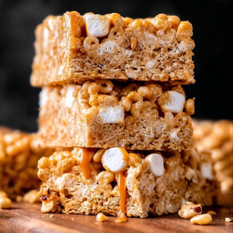 Brown Butter Caramel Apple Rice Krispie Treats Recipe