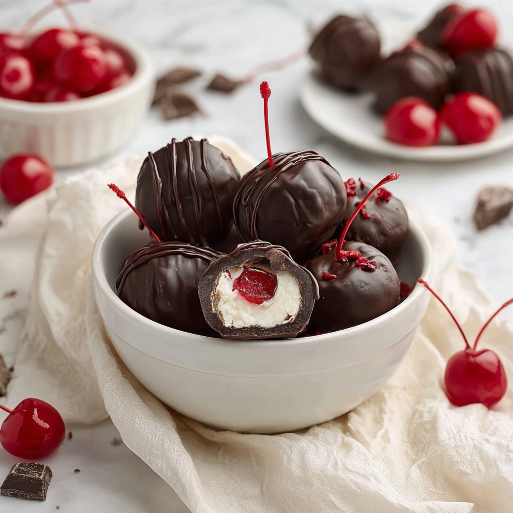 Chocolate Covered Cherries Recipe - Recipe Image
