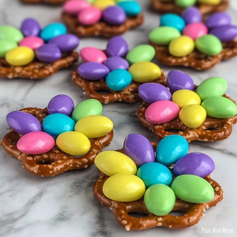 Spring Flower Pretzel Bites Recipe