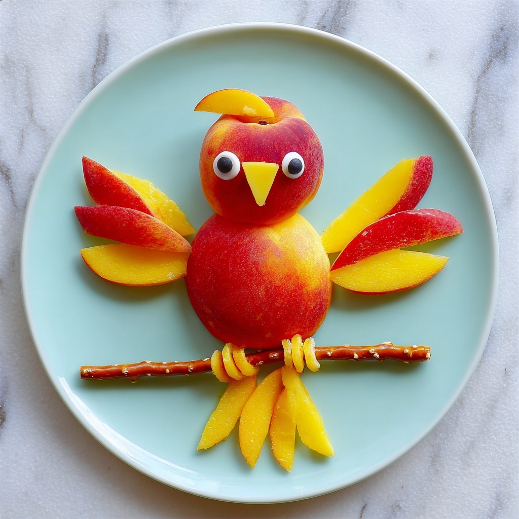 Peachy Parrot Fruit Snack Recipe - Recipe Image