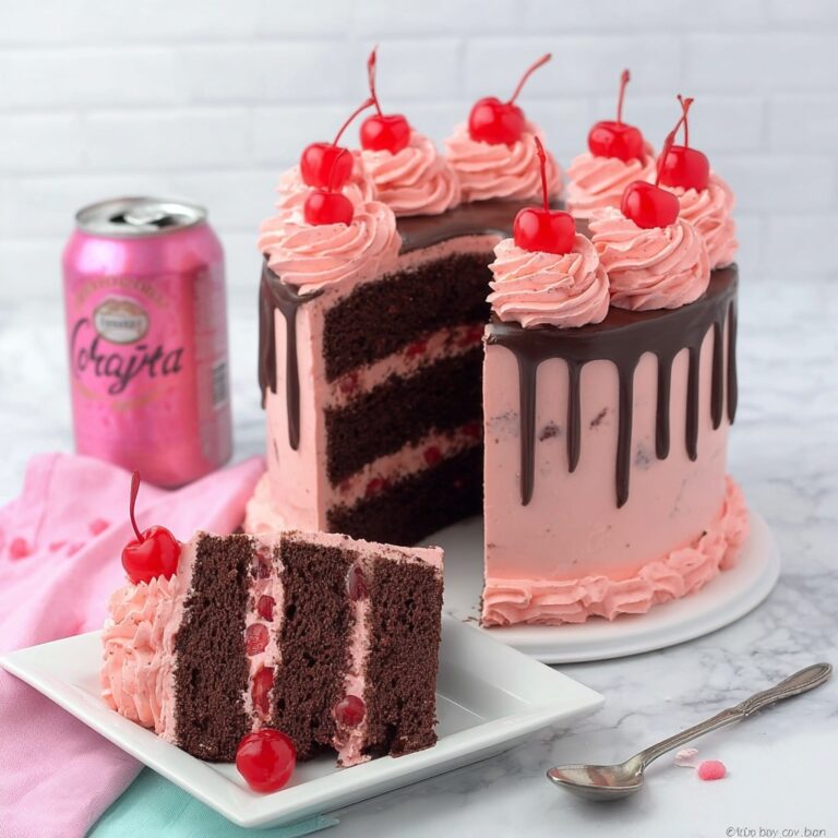 Layered Cherry Coke Cake Recipe