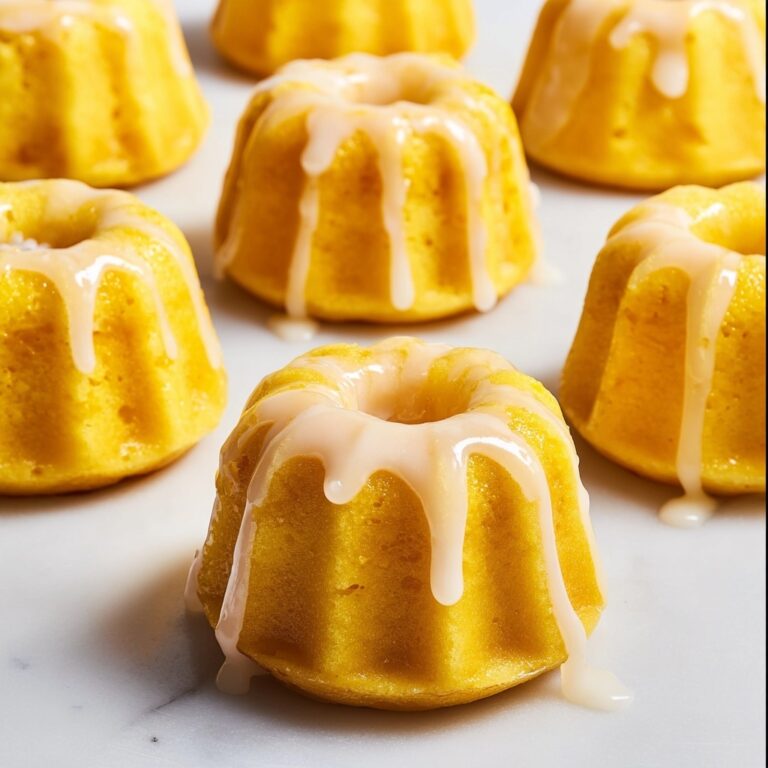 Mini Lemon Bundt Cakes Recipe