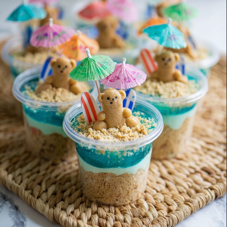 Sand Pudding Beach Buckets Recipe