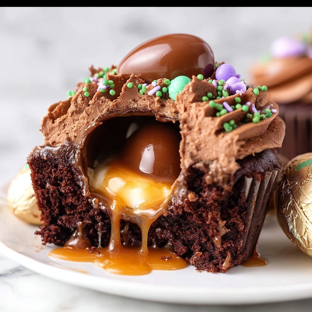 Cadbury Egg Cupcakes Recipe - Recipe Image