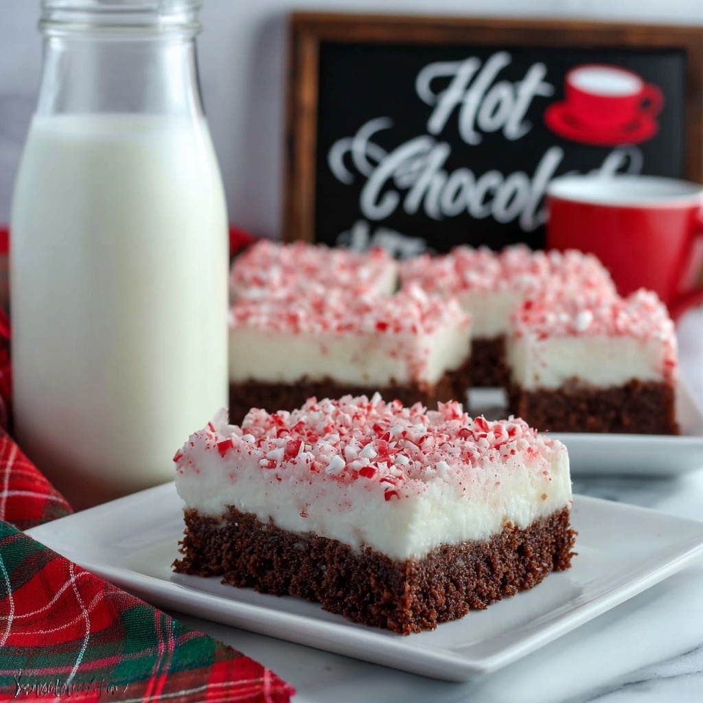 Candy Cane Brownies Recipe - Recipe Image