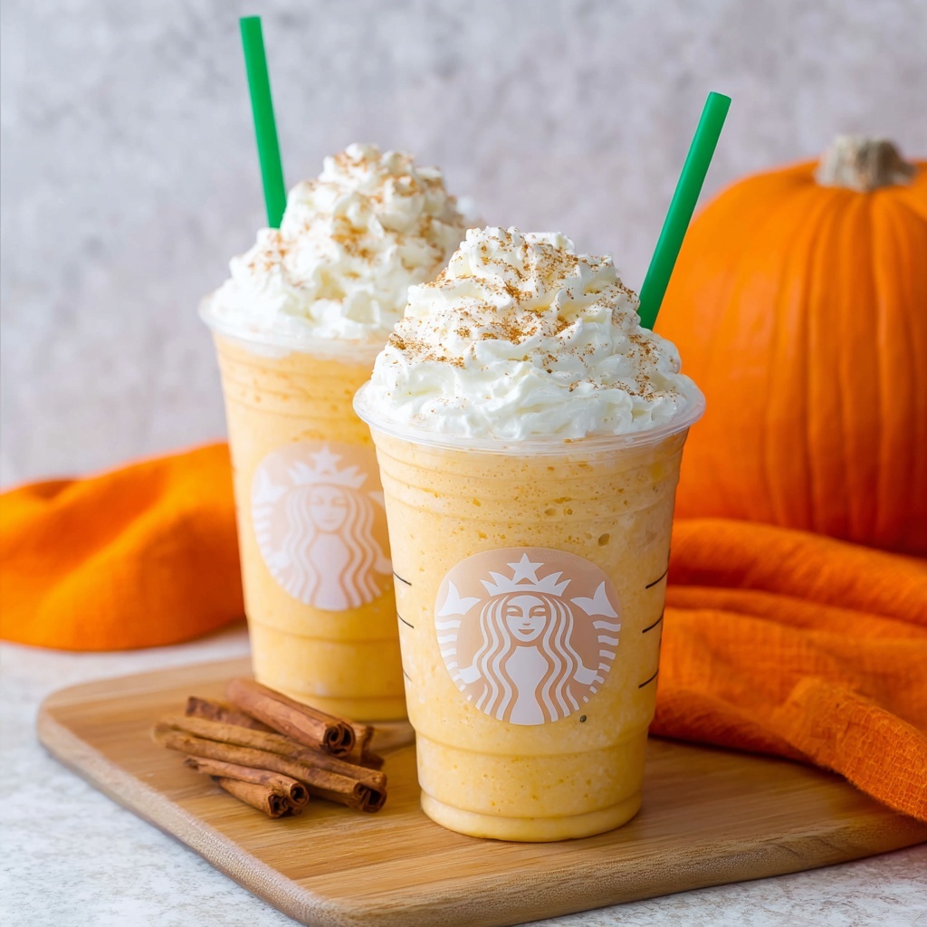 Pumpkin Spice Frappuccino Recipe - Recipe Image