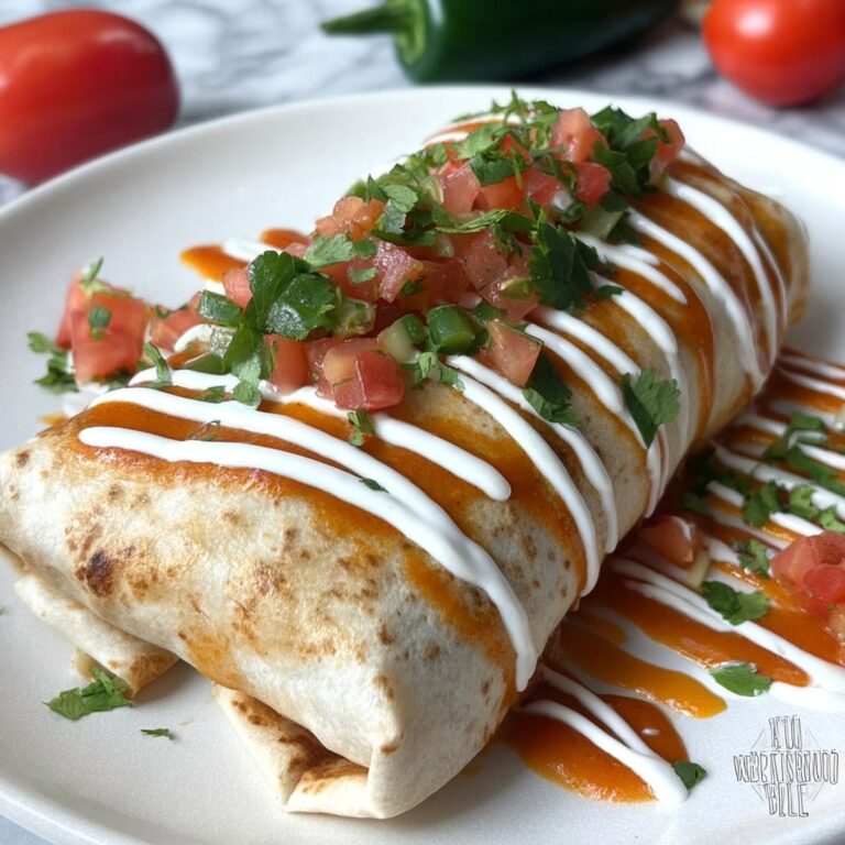 Air Fryer Chimichanga with Chicken, Rice, and Pinto Beans Recipe