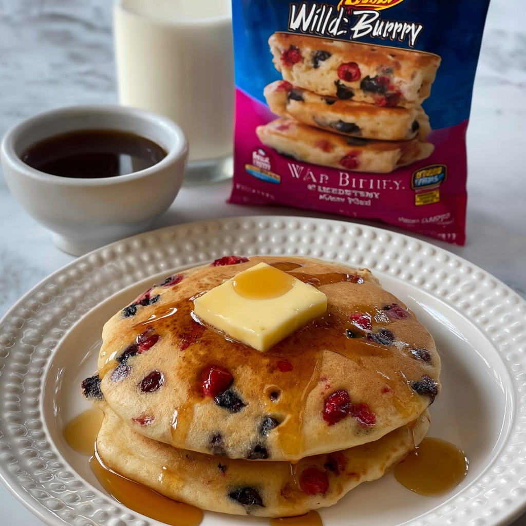 Muffin Mix Pancakes Recipe - Recipe Image