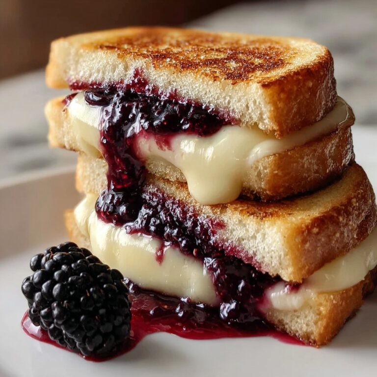 Heavenly Brie & Blackberry Jam Grilled Cheese Recipe