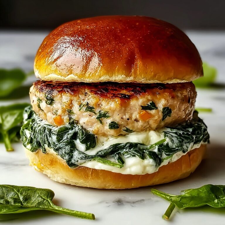 Irresistible White Cheddar and Spinach Chicken Burgers You’ll Love Recipe