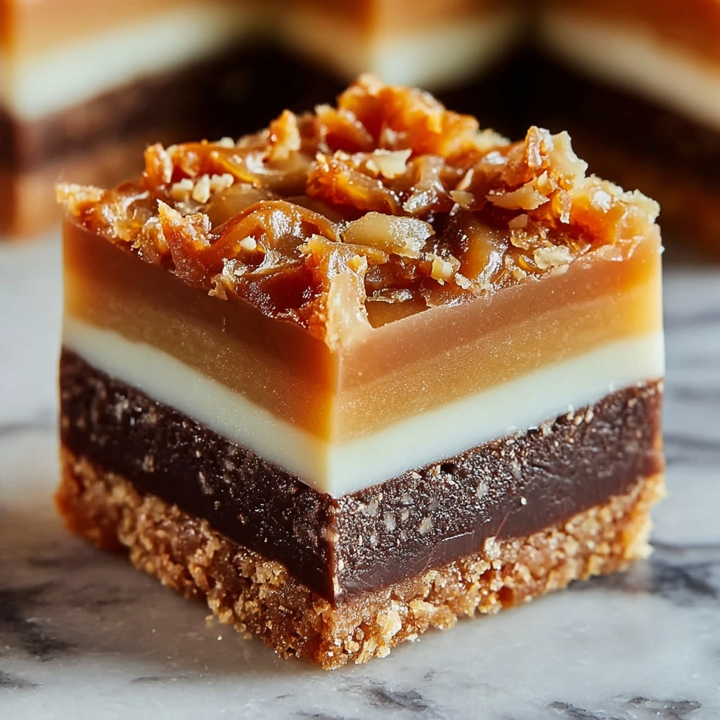 Indulgent Butterfinger Caramel Bars: Easy No-Bake Delight Recipe - Recipe Image