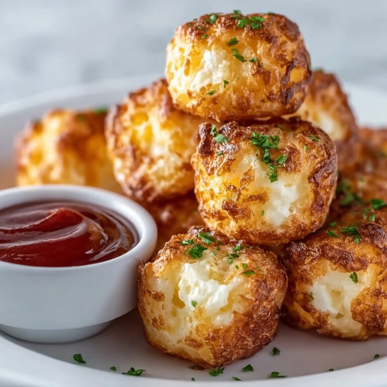 Crispy Two Ingredient Cottage Cheese Tots – Quick Snack Delight Recipe