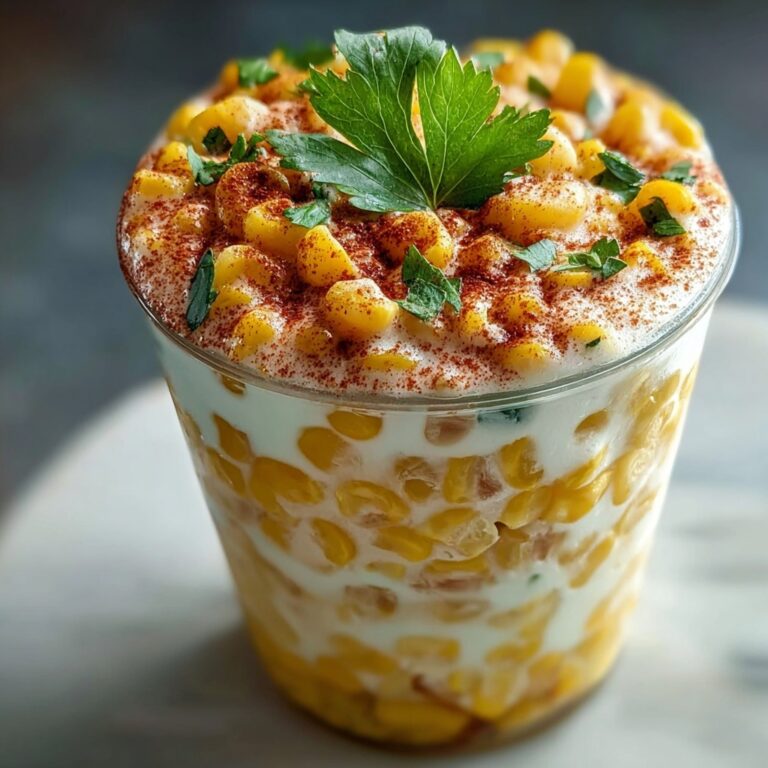 Creamy Mexican Street Corn in a Cup Recipe