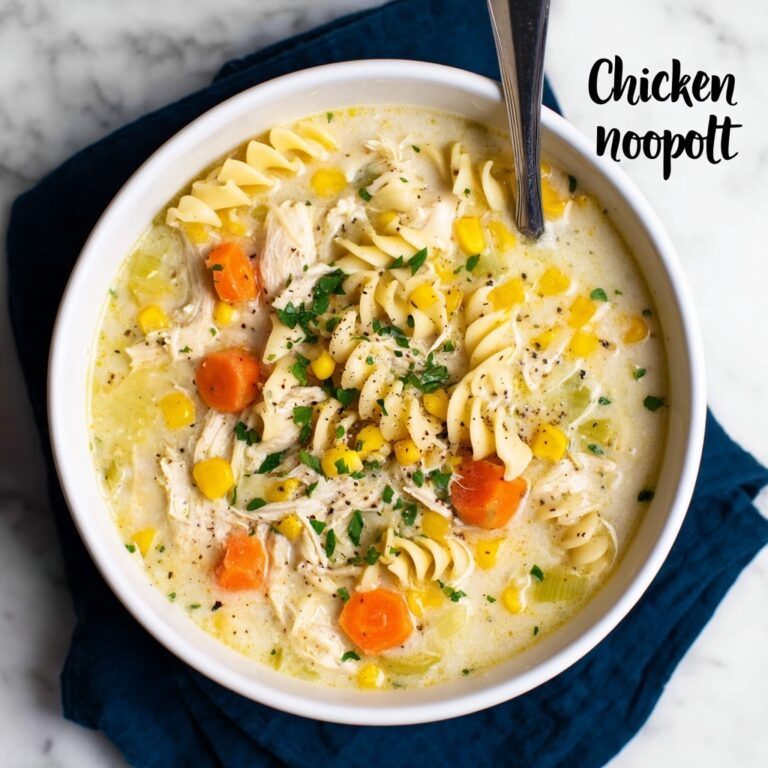 Creamy Crockpot Chicken Noodle Soup Recipe