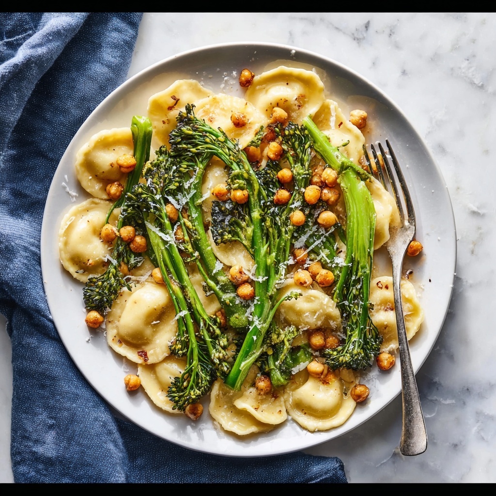 Broccoli Rabe Pasta with Smoky Chickpeas Recipe - Recipe Image