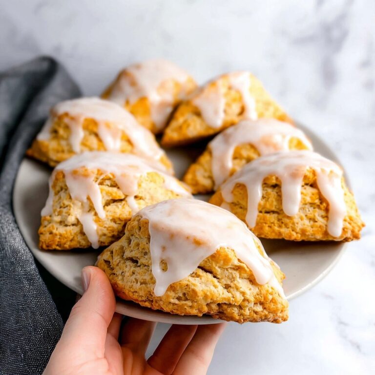 Pumpkin Scones with Vanilla and Maple Glazes Recipe