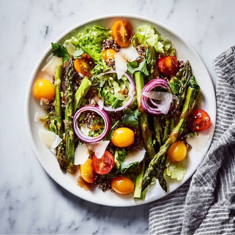 Quinoa Spinach Salad with Asparagus Recipe
