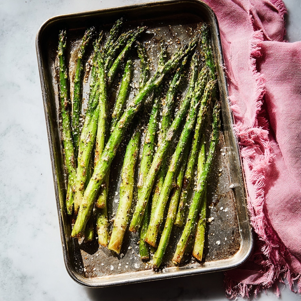 Garlic Parmesan Roasted Asparagus Recipe - Recipe Image