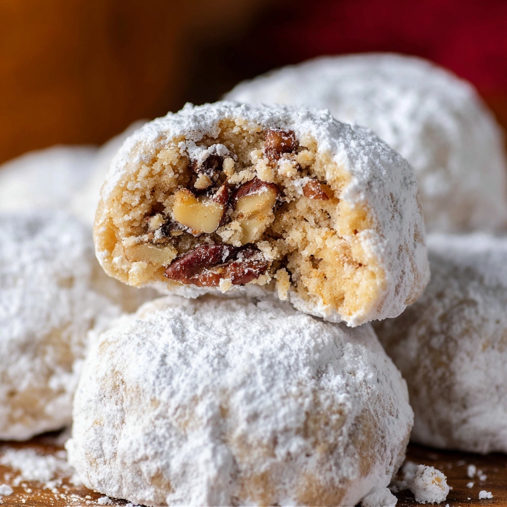 Pecan Snowball Cookies Recipe - Recipe Image