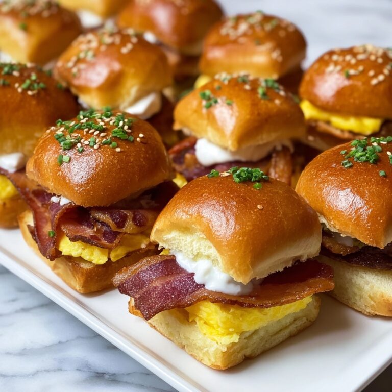 Crack Breakfast Sliders Bacon Egg & Cheese Recipe