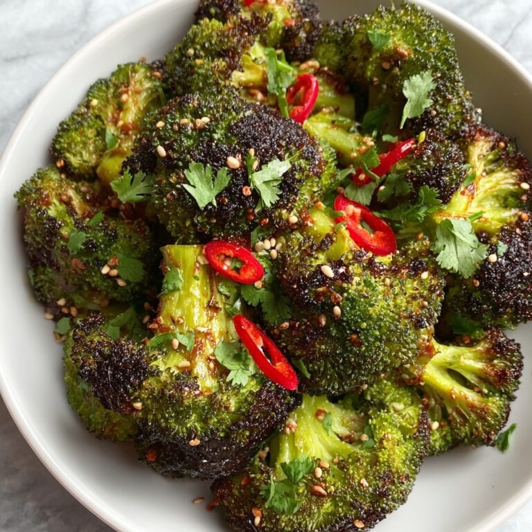 Sweet Chili Roasted Broccoli Recipe