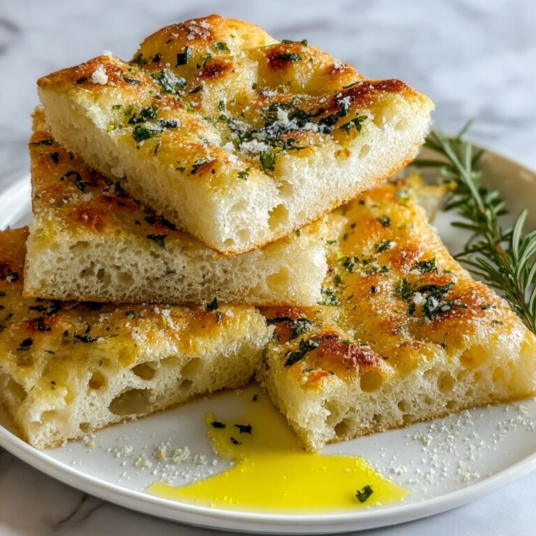 Garlic Parmesan Focaccia Bread Recipe