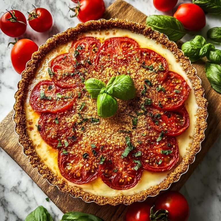 Savory Herb-Crusted Tomato Pie Recipe