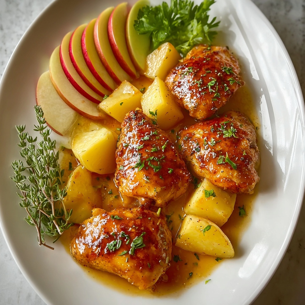 Apple Cider Glazed Chicken Recipe - Recipe Image