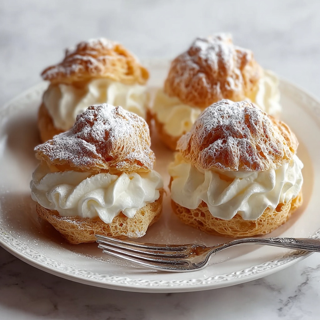 Classic French Vanilla Cream Puffs Recipe - Recipe Image
