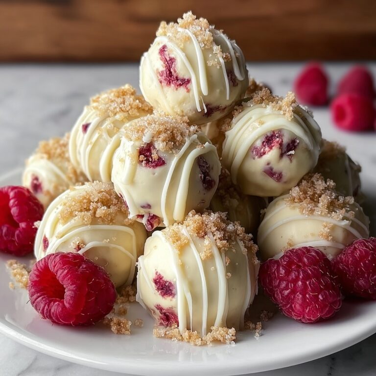 White Chocolate Raspberry Cheesecake Balls Recipe