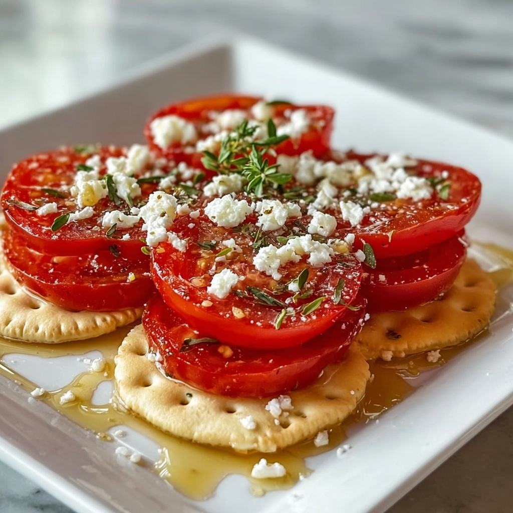 Savory Tomato and Crackers Delight Recipe - Recipe Image