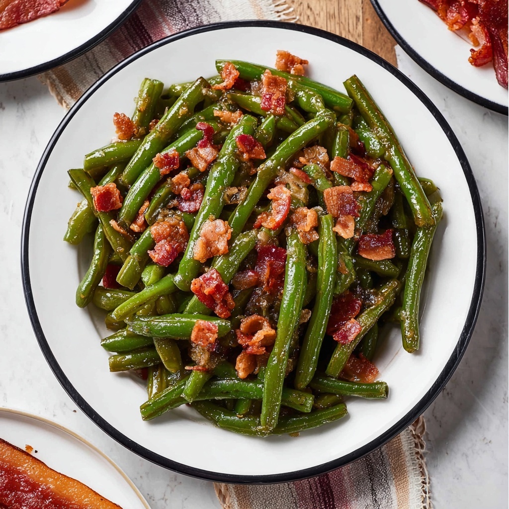 Southern Green Beans with Bacon and Cajun Seasoning Recipe - Recipe Image