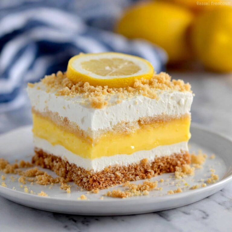 No Bake Lemon Lasagna Recipe