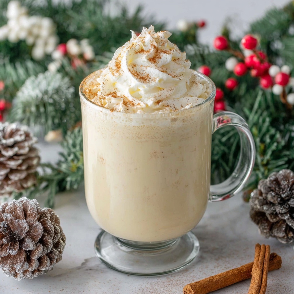 Creamy Eggnog with Nutmeg and Cinnamon Recipe - Recipe Image