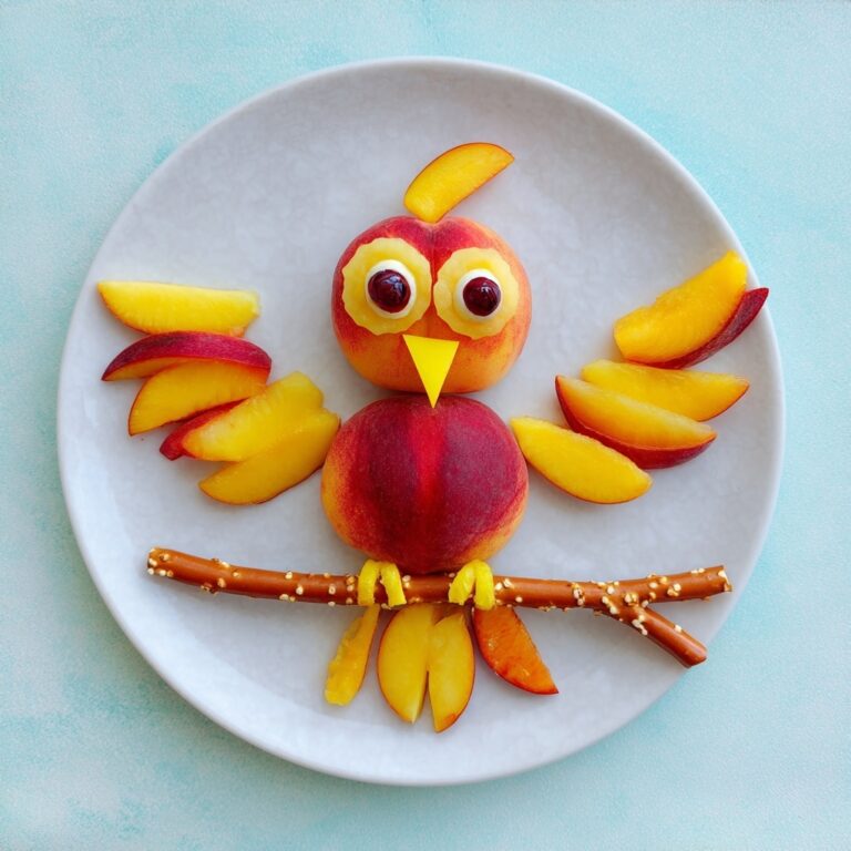 Peachy Parrot Fruit Snack Recipe