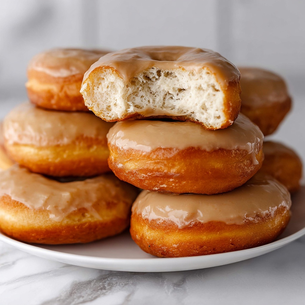 Maple Glazed Fried Biscuits Recipe - Recipe Image