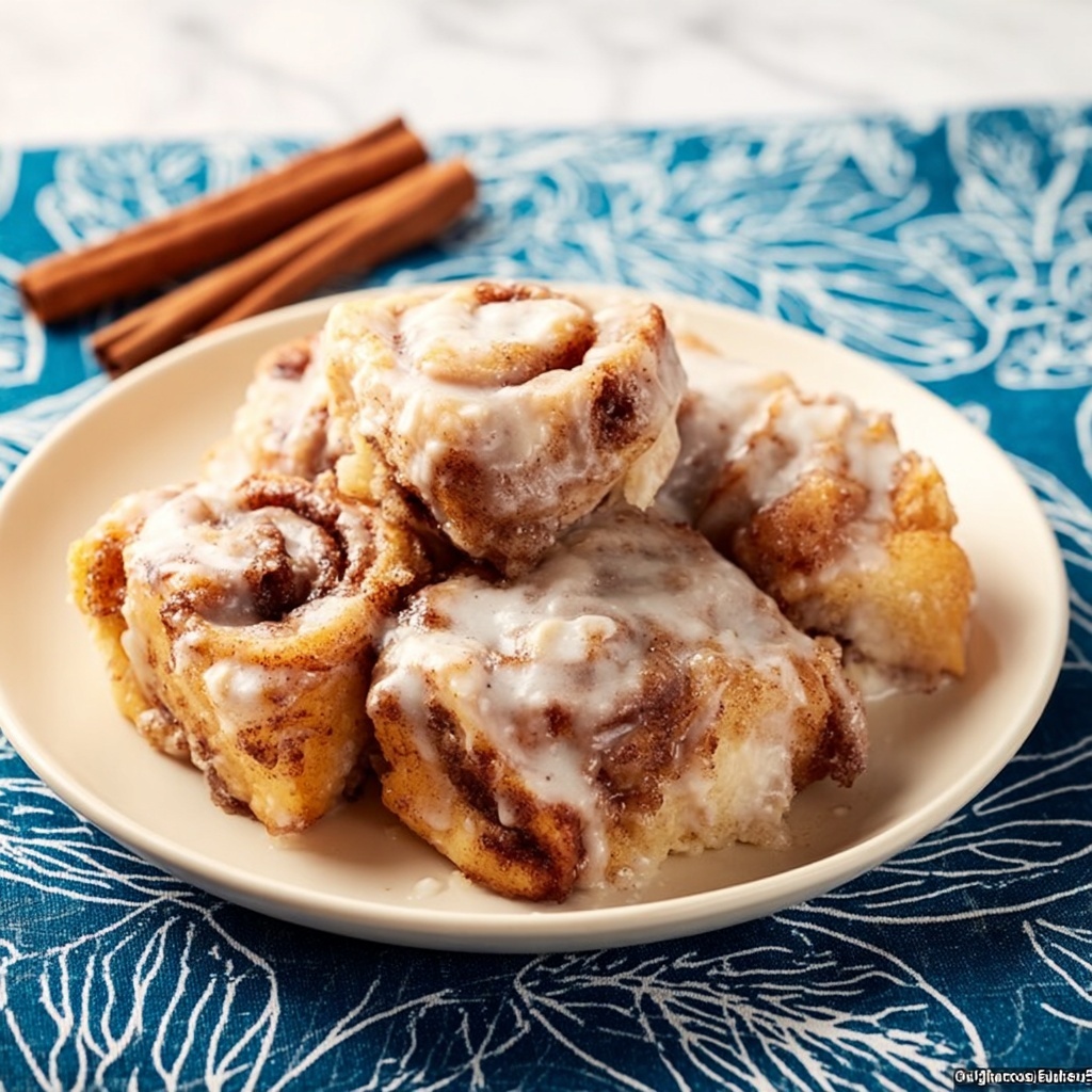 Crock Pot Cinnamon Roll Casserole Recipe - Recipe Image