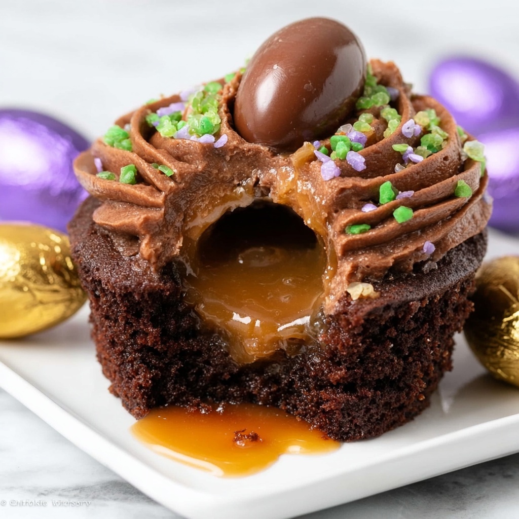 Cadbury Egg Cupcakes Recipe - Recipe Image