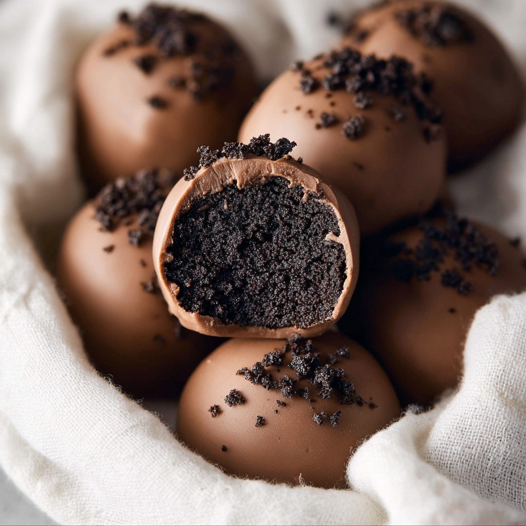 Chocolate-Dipped Oreo Balls Recipe - Recipe Image