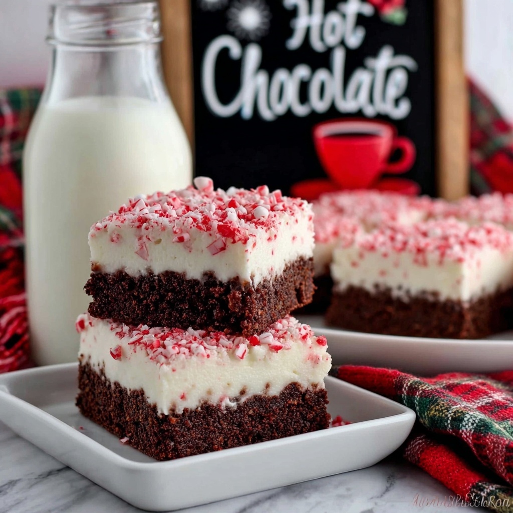 Candy Cane Brownies Recipe - Recipe Image