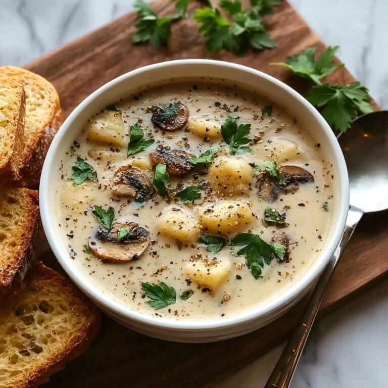 Hearty Cottage Cheese Mushroom Soup Recipe