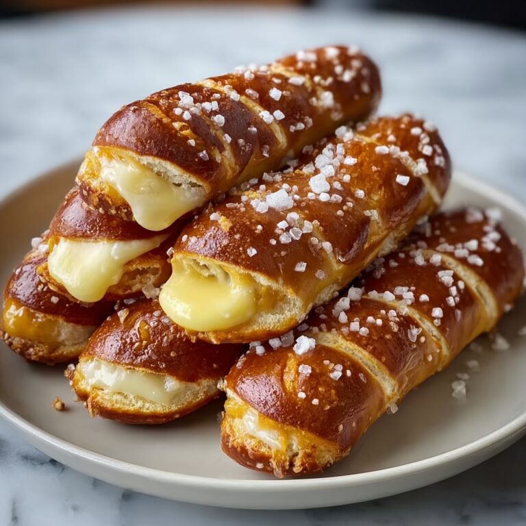 Melt-in-Your-Mouth Soft Baked Cheesy Pretzel Dogs Recipe