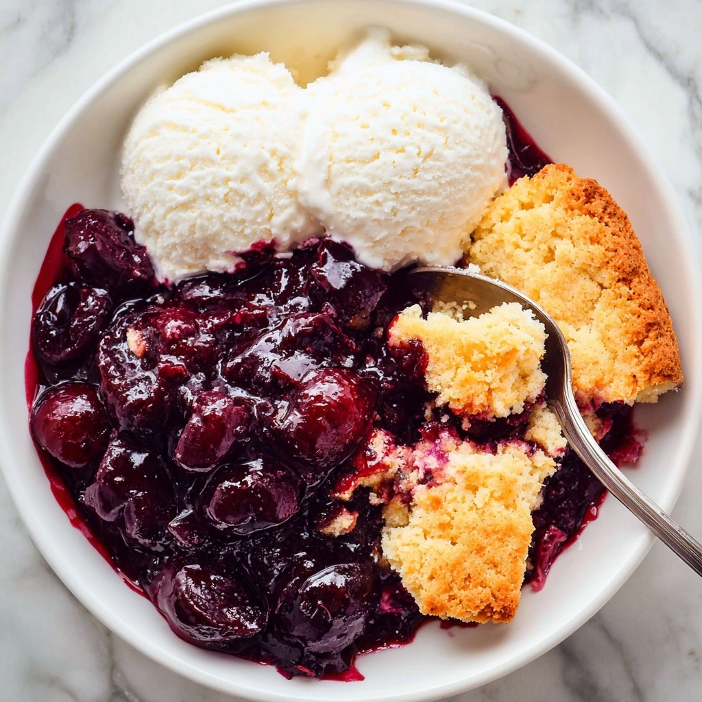 Fresh Cherry Cobbler Recipe - Recipe Image